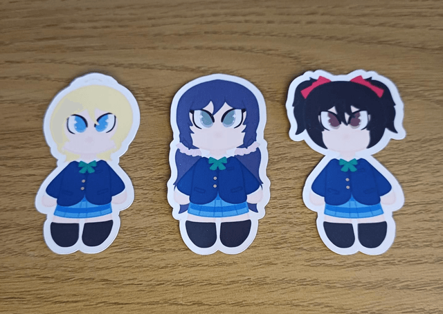 U's Love Live Anime Chibi Stickers