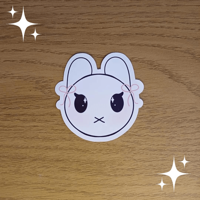 Miffy Pink Bows Sticker
