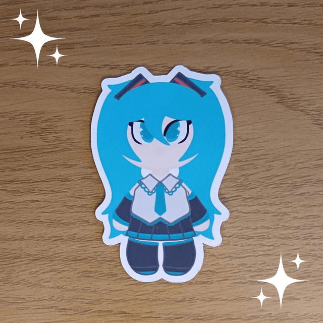 Vocaloid Hatsune Miku V2 Chibi Sticker