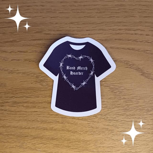 ♡Final Stock♡Band Merch Hoarder Sticker