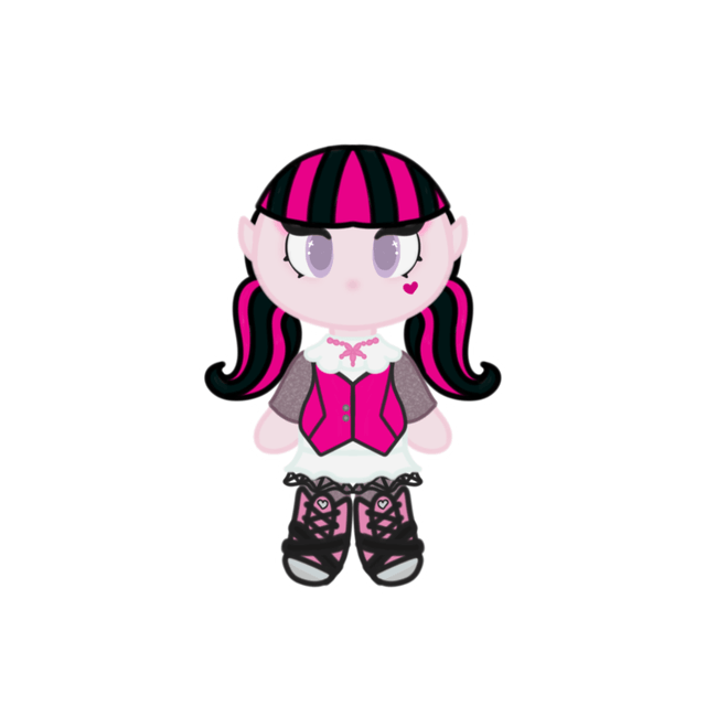 ♡Final Stock♡Monster High G1 Draculaura Chibi Sticker