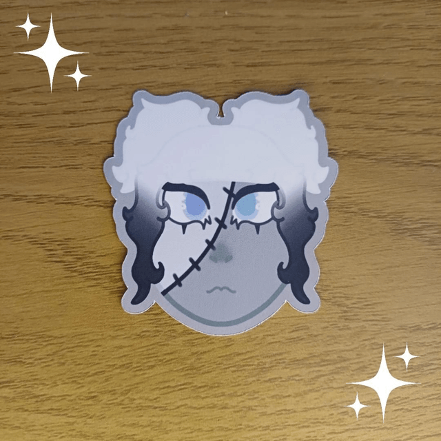 Zombie Girl Monster Sticker