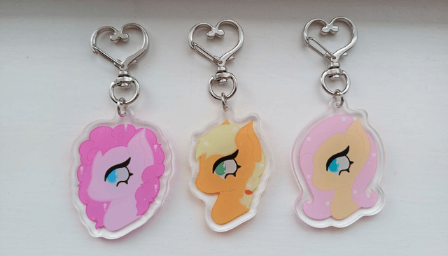 MLP Chibi Keyrings
