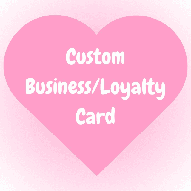 Custom Business/Loyalty Card Commission