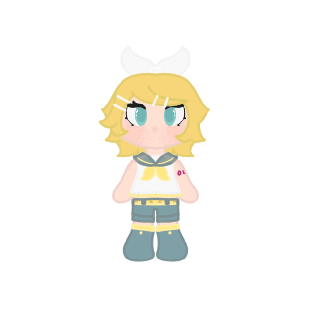 ♡Final Stock♡Vocaloid Kagamine Rin Chibi Sticker