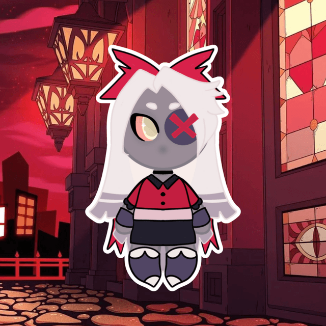 Hazbin Hotel Vaggie Chibi Sticker