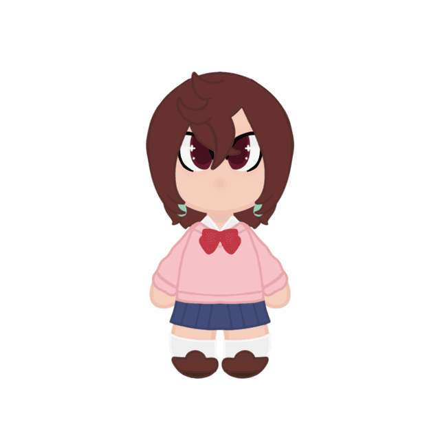 ♡Final Stock♡Dandadan Anime Momo Ayase Chibi Sticker