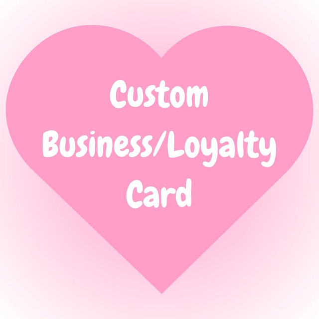 Custom Business/Loyalty Card Commission